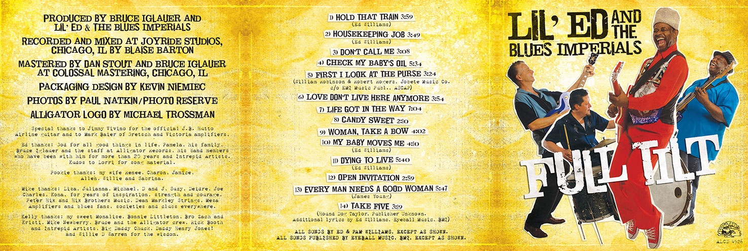 Lil Ed & The Blues Imperials booklet 1