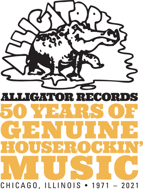 Alligator Records 50th Anniversary logotype