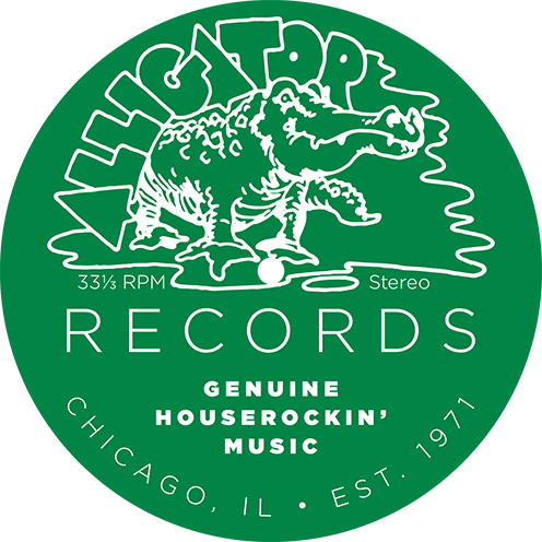 Alligator Records LP label logo