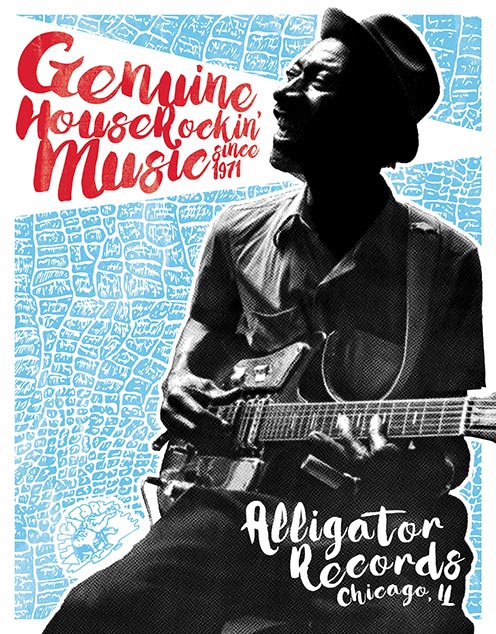 Alligator Records catalog cover 2017